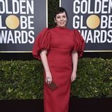 Olivia Colman en la alfombra roja de los Globos de Oro 2020