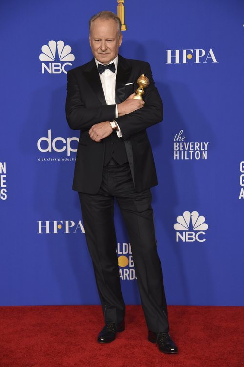Stellan Skarsgård, ganador a Mejor Actor de reparto por 'Chernobyl' en los Globos de Oro 2020