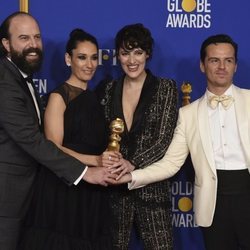 Parte del reparto principal de 'Fleabag', Mejor Serie Comedia en los Globos de Oro 2020