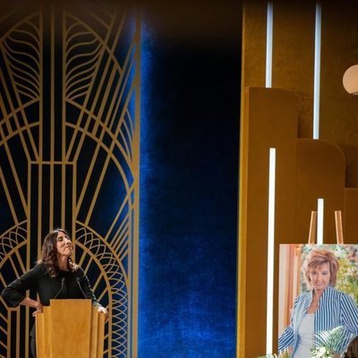 Paz Padilla en el funeral de María Teresa Campos en 'El cielo puede esperar'