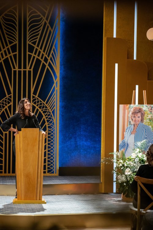 Paz Padilla en el funeral de María Teresa Campos en 'El cielo puede esperar'