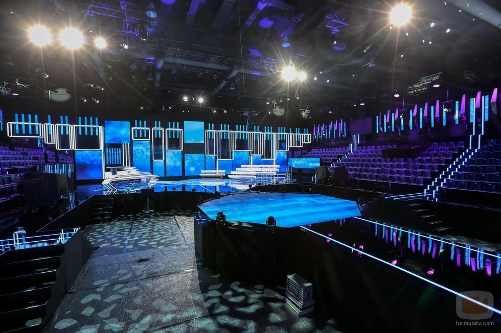 El plató de 'OT 2020' desde un lado del escenario