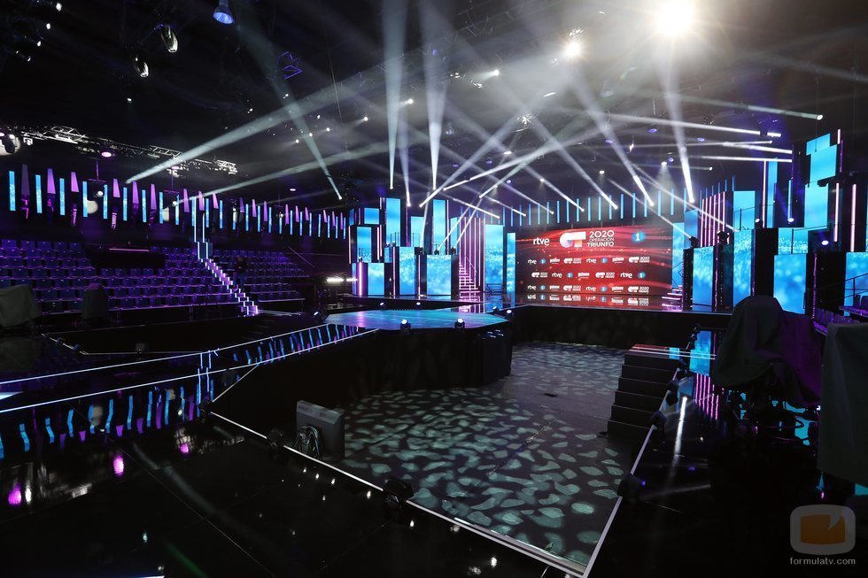 Lateral del foso del plató de 'OT 2020'