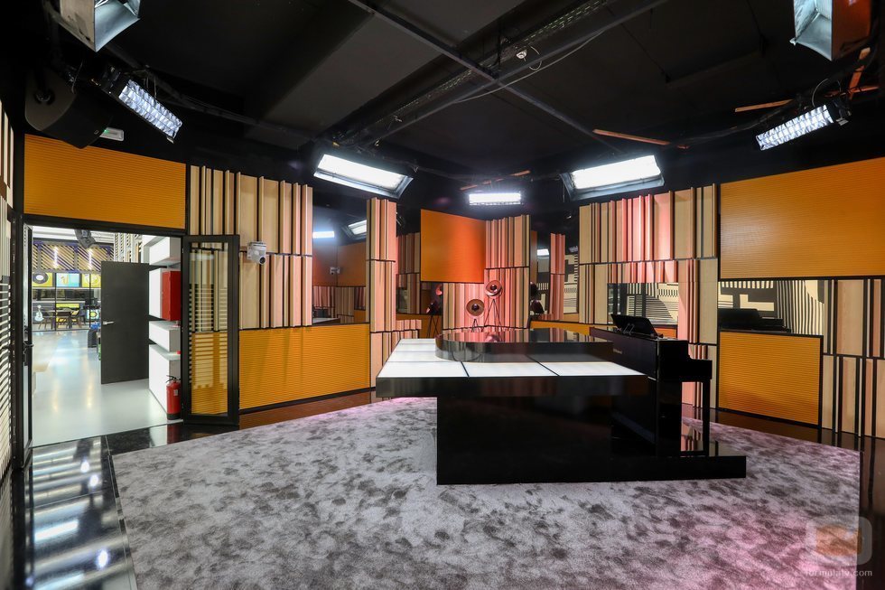 Sala del piano de la Academia de 'OT 2020'