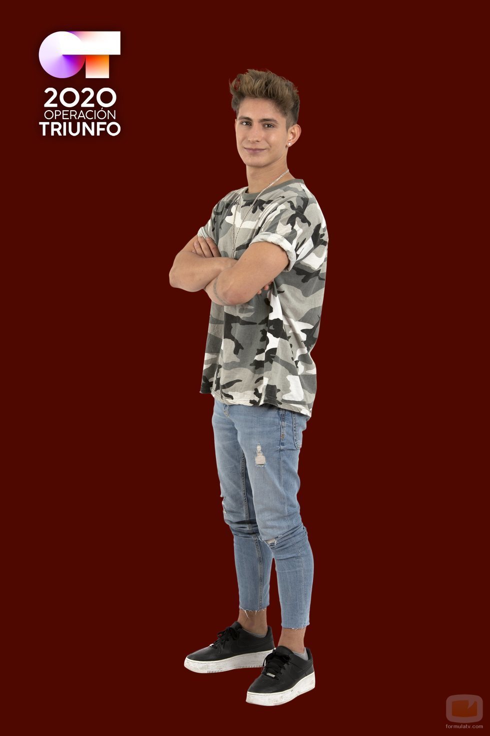 Posado de Nick, concursante de 'OT 2020'