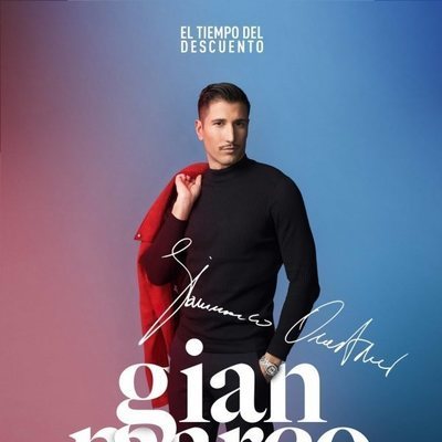 Posado de Gianmarco Onestini en 'El tiempo del descuento'