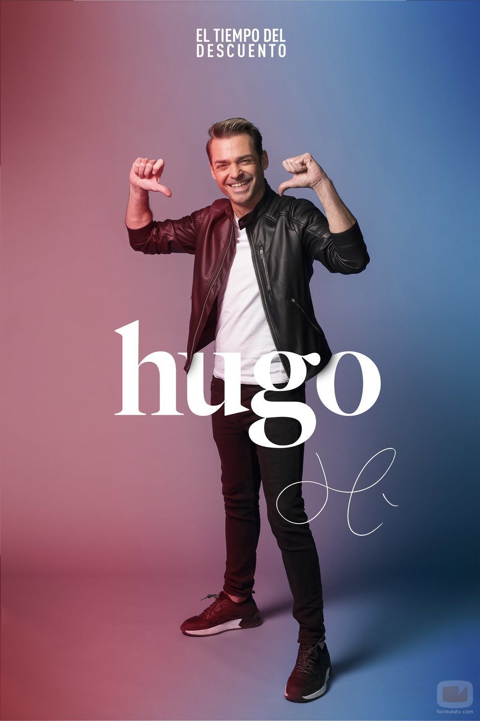 Posado de Hugo Castejón en 'El tiempo del descuento'