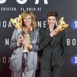 Emma Suárez e Isabel Naveira, en el preestreno de 'Néboa'