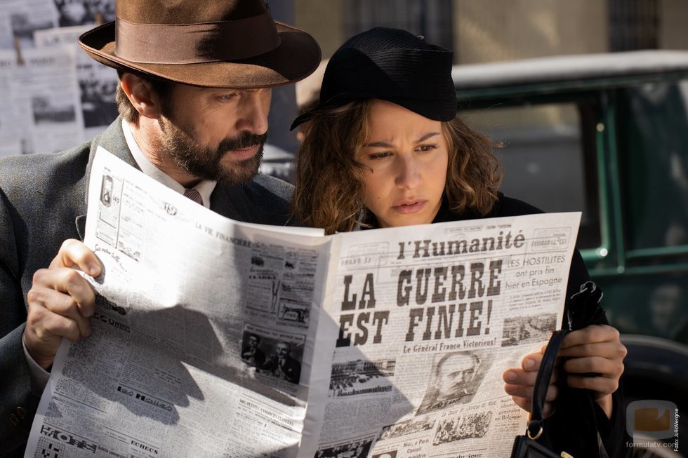 Amelia Garayoa y Albert James, en 'Dime quién soy' 