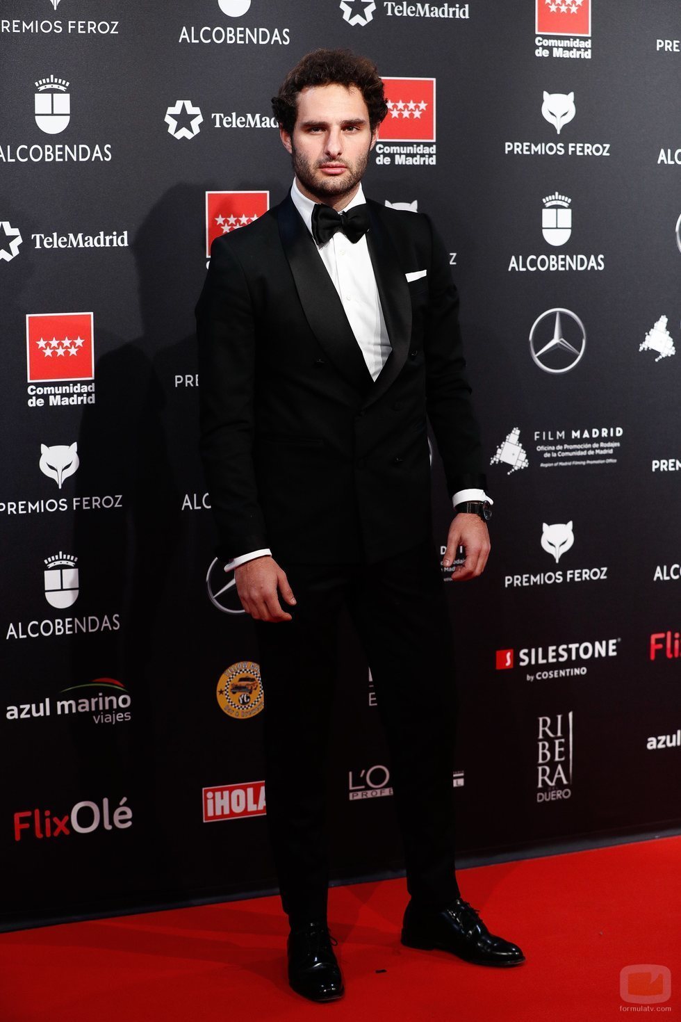 Eduardo Rosa en la alfombra roja de los Premios Feroz 2020