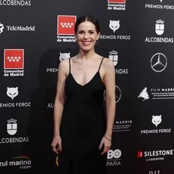 Núria Gago en la alfombra roja de los Premios Feroz 2020