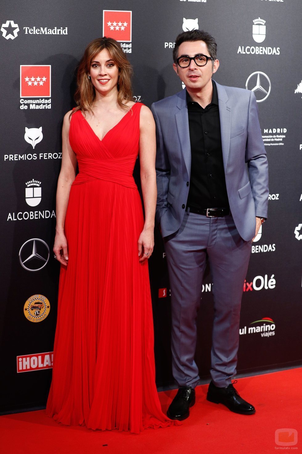 Eva Ugarte y Berto Romero en los Premios Feroz 2020