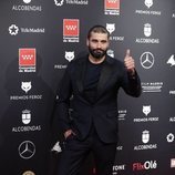 Álex García posa en la alfombra roja de los Premios Feroz 2020