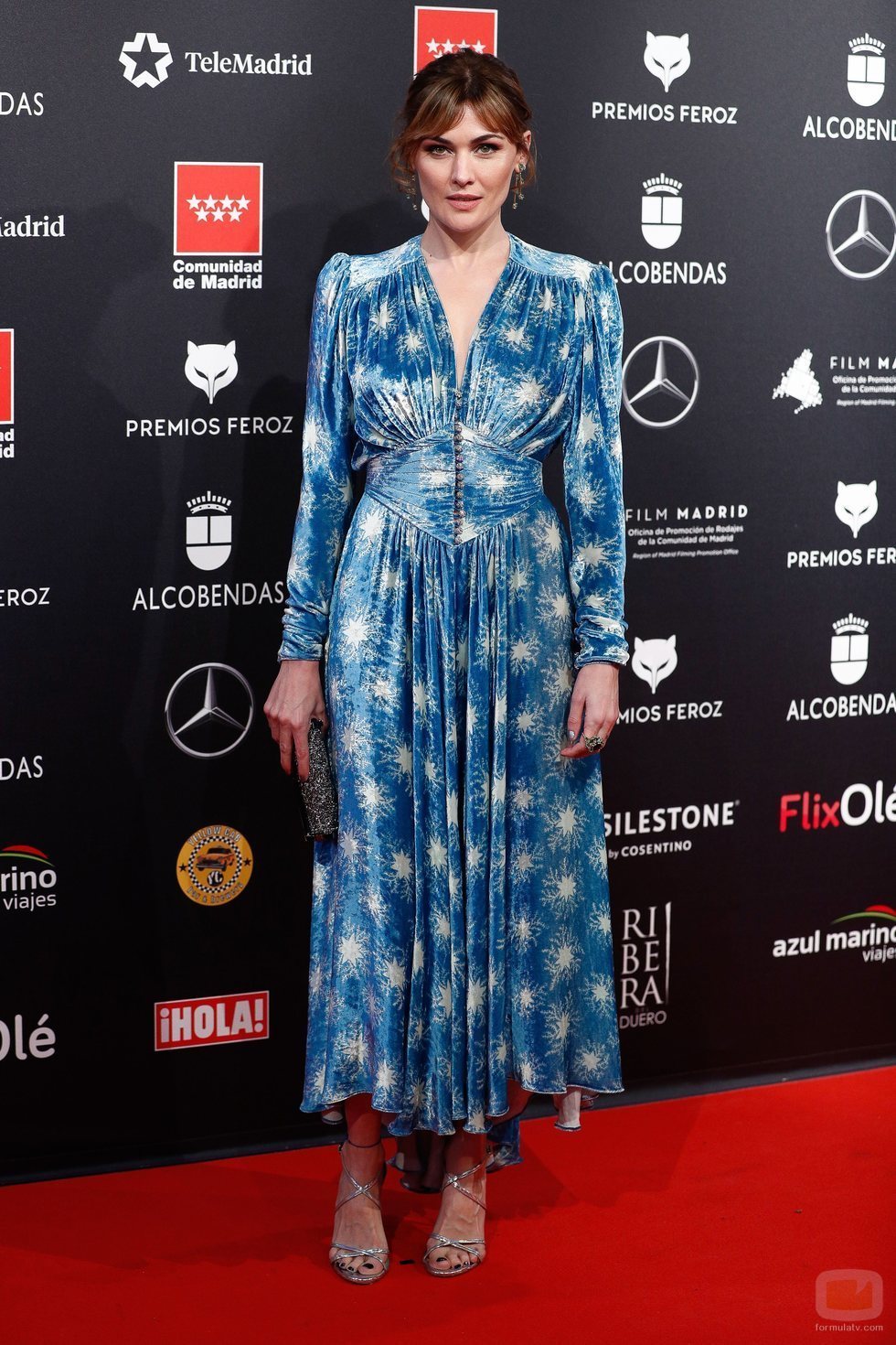 Marta Nieto posa en la alfombra roja de los Premios Feroz 2020