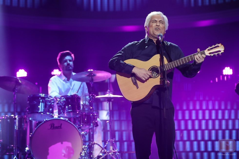 El Monaguillo como Kiko Veneno en la Gala 2 de 'Tu cara me suena 8'