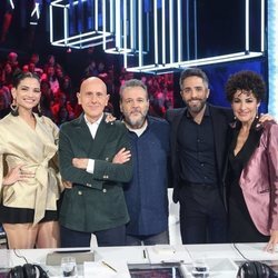 El jurado de 'OT 2020' y Roberto Leal en la Gala 1