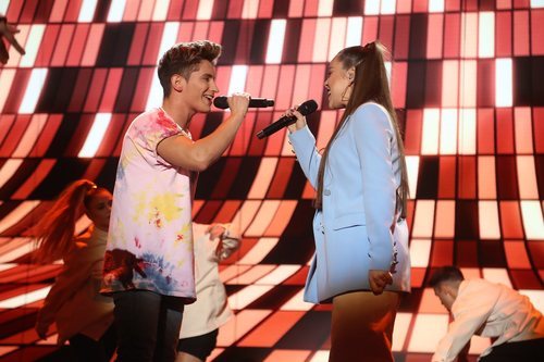Nick y Eva cantan "Little Talks" en la Gala 1 de 'OT 2020'