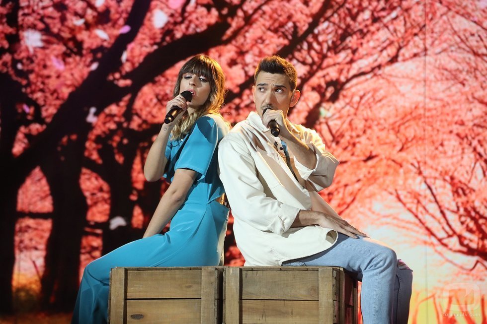 Maialen y Bruno cantan "Sinmigo" en la Gala 1 de 'OT 2020'