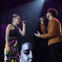 Samantha y Javy cantan "Te espero aquí" en la Gala 1 de 'OT 2020'