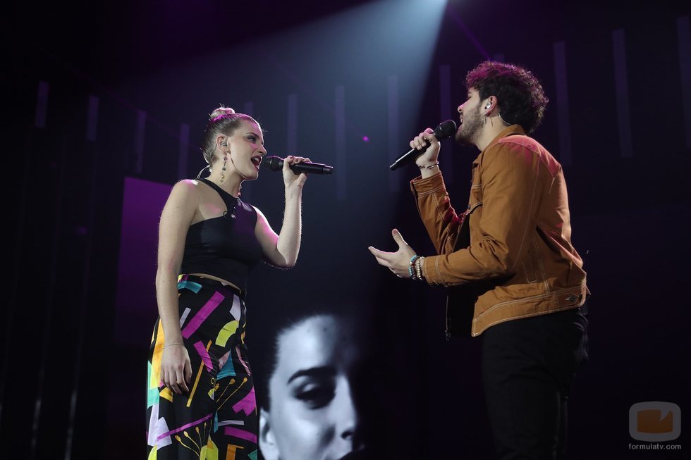 Samantha y Javy cantan "Te espero aquí" en la Gala 1 de 'OT 2020'