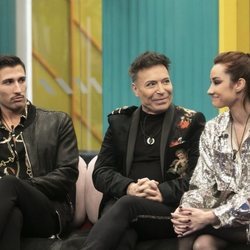 Gianmarco, Maestro Joao y Adara en la Gala 2 de 'El tiempo del descuento'