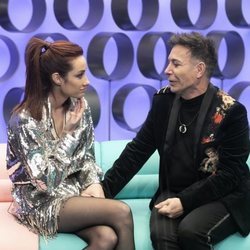 Adara Molinero y Maestro Joao, en la Gala 2 de 'El tiempo del descuento'