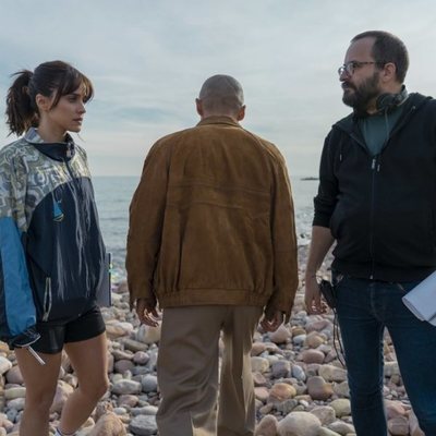 Macarena García y Fernando González Molina en el rodaje de 'Paraíso'