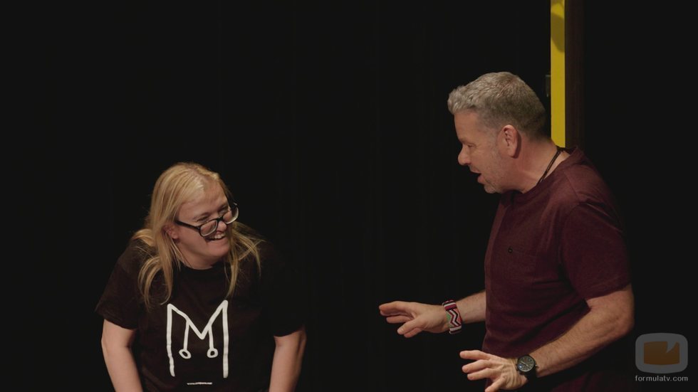 Montse charla con Alberto Chicote en 'Auténticos'