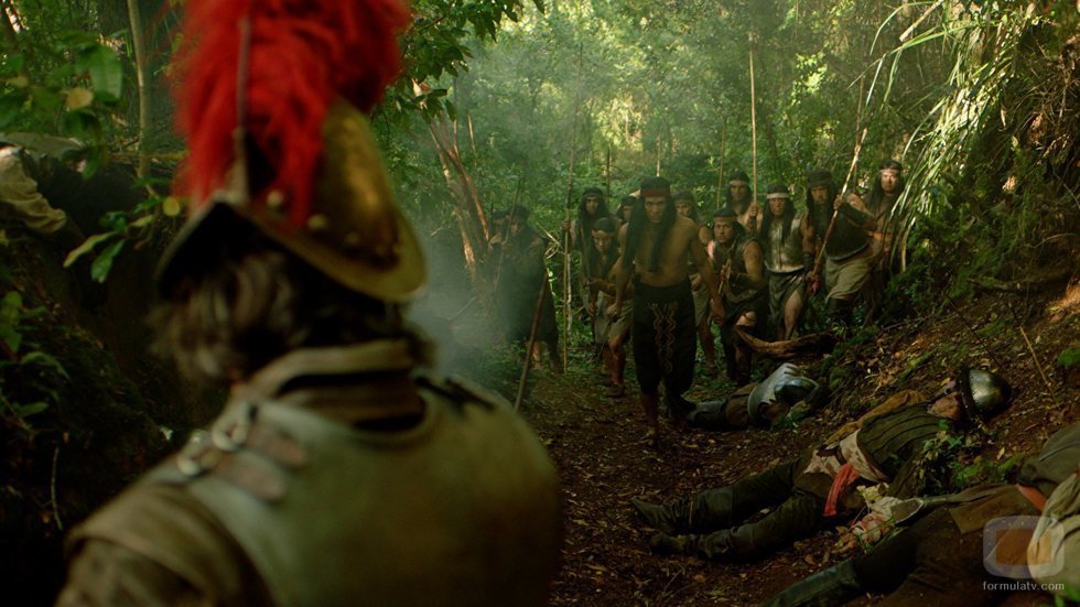 Un grupo de indígenas, en 'Inés del alma mía'