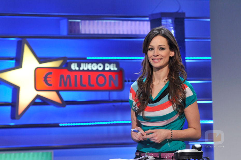 Eva González en 'El juego del Euromillón' 