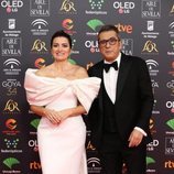 Silvia Abril y Andreu Buenafuente en la alfombra roja de los Premios Goya 2020