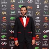 Antonio Velázquez posa en la alfombra roja de los Premios Goya 2020