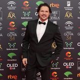 Carlos Castel en la alfombra roja de los Premios Goya 2020