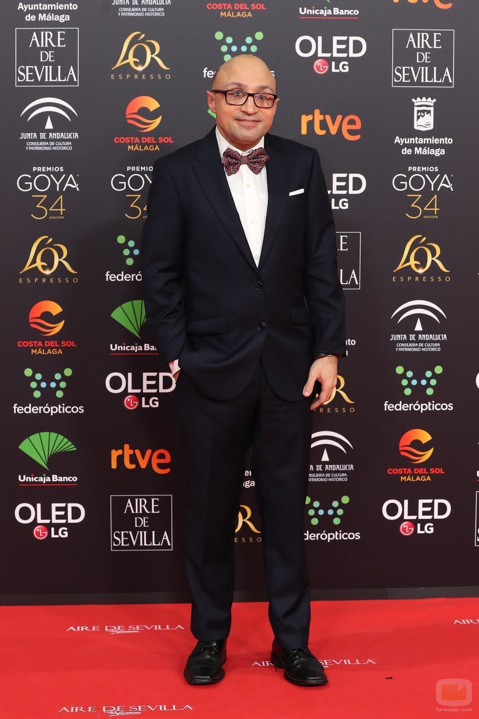 Jesús Vidal posa en la alfombra roja de los Premios Goya 2020