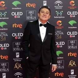 Mariano Peña en la alfombra roja de los Premios Goya 2020