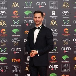 Marc Clotet en la alfombra roja de los Premios Goya 2020