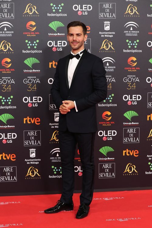 Marc Clotet en la alfombra roja de los Premios Goya 2020