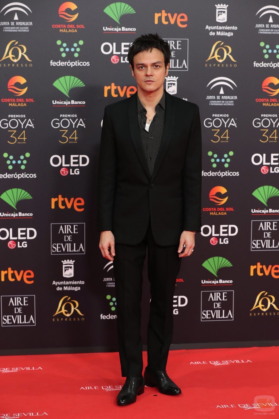 Jamie Cullum en la alfombra roja de los Premios Goya 2020