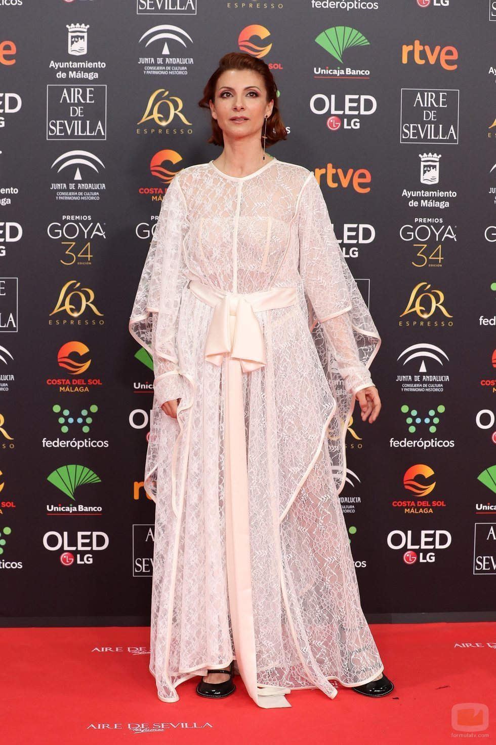 Najwa Nimri posa en la alfombra roja de los Premios Goya 2020