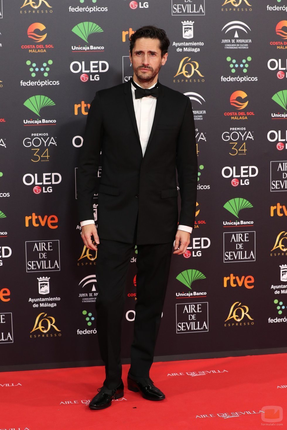 Juan Diego Botto en la alfombra roja de los Premios Goya 2020