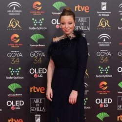 Ainhoa Santamaría posa en la alfombra roja de los Premios Goya 2020