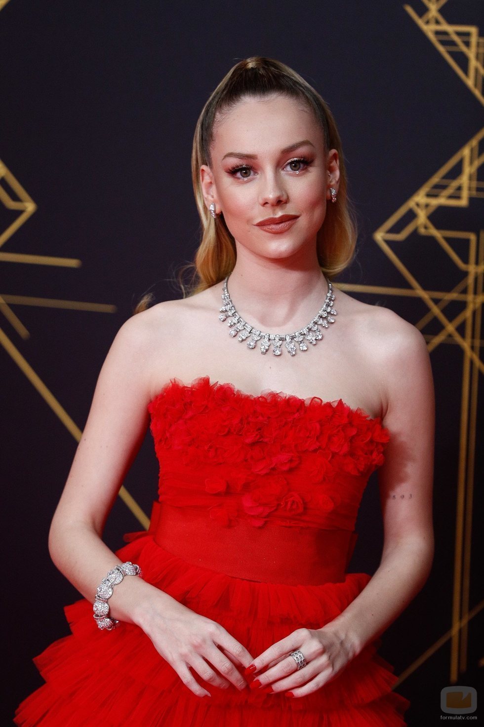 Ester Expósito en la alfombra roja de los Premios Goya 2020