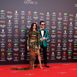Macarena Gómez y Aldo Coma en la alfombra roja de los Premios Goya 2020