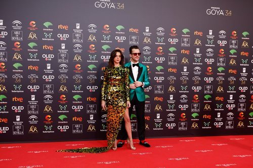 Macarena Gómez y Aldo Coma en la alfombra roja de los Premios Goya 2020
