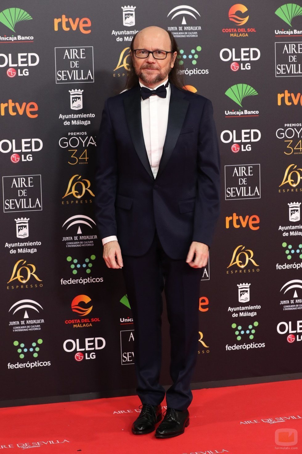 Santiago Seguro en la alfombra roja de los Premios Goya 2020
