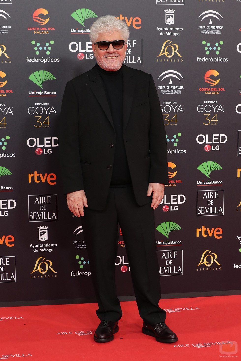 Pedro Almodóvar en la alfombra roja de los Premios Goya 2020