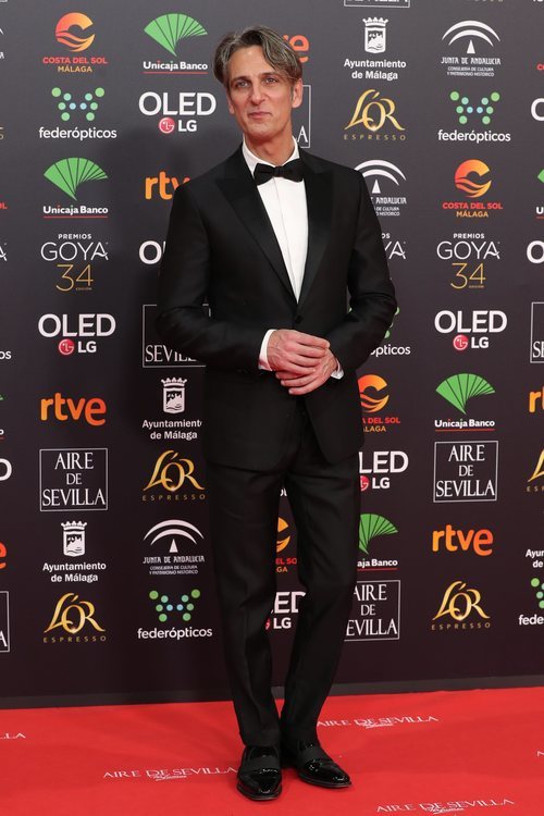 Ernesto Alterio en la alfombra roja de los Premios Goya 2020