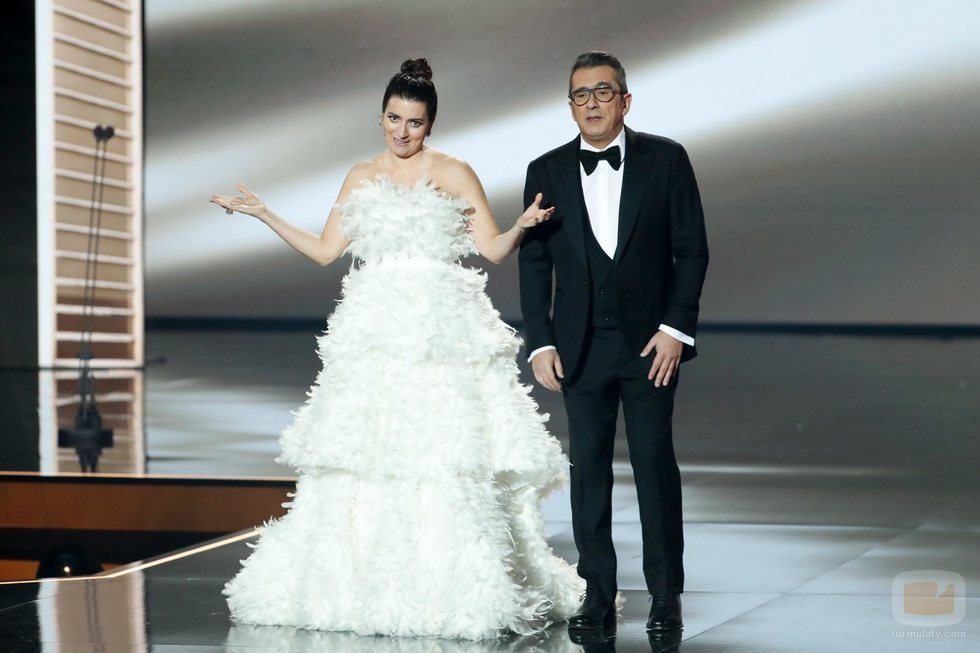 Silvia Abril y Buenafuente en la gala de los Premios Goya 2020