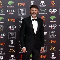 Fernando Tejero en la alfombra roja de los Premios Goya 2020