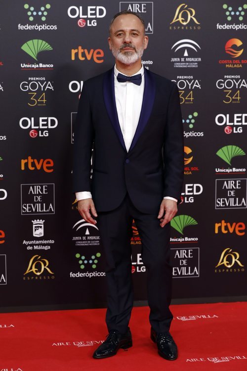 Javier Gutiérrez posa en la alfombra roja de los Premios Goya 2020